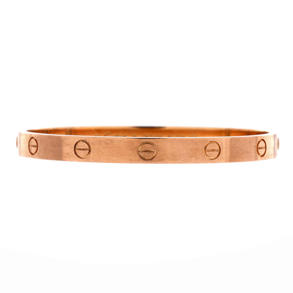 Cartier Love Bracelet 18K Rose Gold